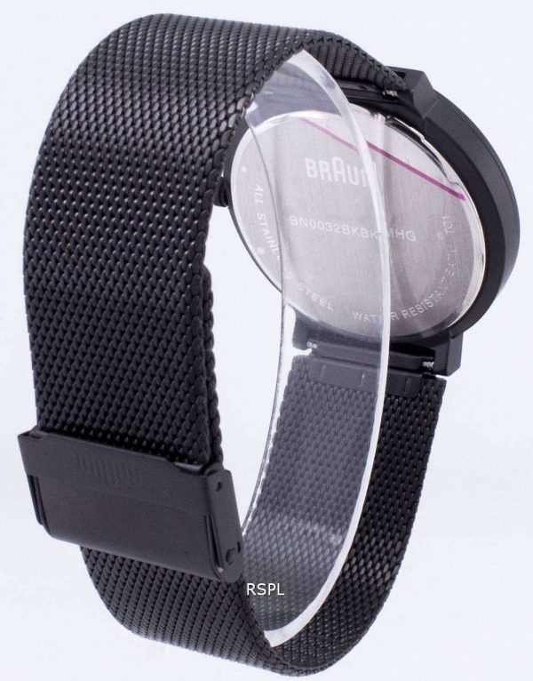 Braun BN0032BKBKMHG clásico analógico de cuarzo reloj de Men