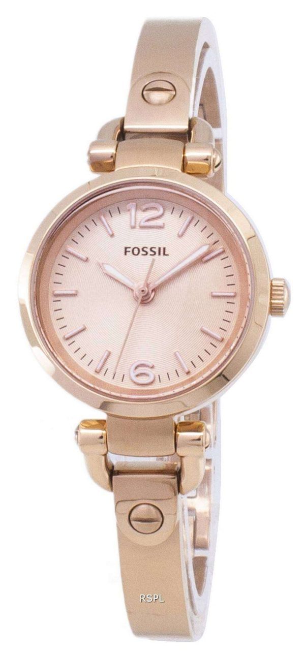 Fósiles Mini Georgia Rose-tono ES3268 reloj de mujeres