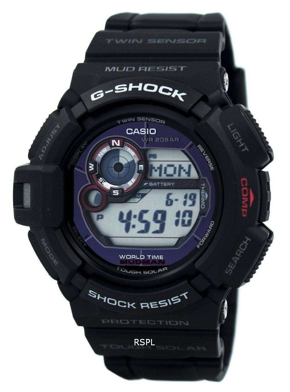 Casio G Shock Mudman Reloj digital para hombre - G9300-1 [Reloj] Casio