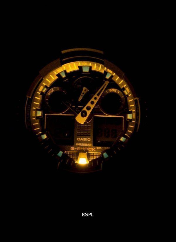 Casio G-Shock velocidad indicador alarma GA-100-1A4 GA-100 reloj