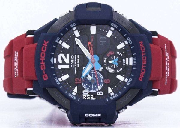 Reloj Casio G-Shock GRAVITYMASTER mundo a prueba de golpes tiempo GA-1100-2A de los hombres