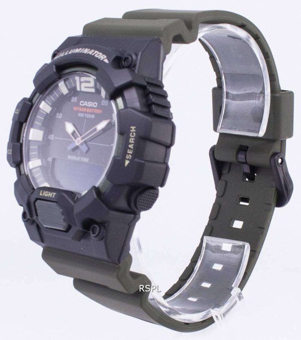 Reloj juvenil Casio HDC-700-3AV iluminador cuarzo analógico Digital de los hombres