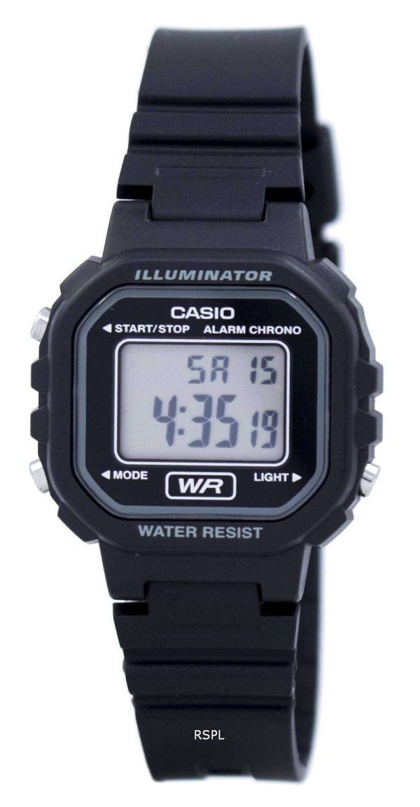 Reloj Casio Digital cuarzo alarma Chrono iluminador LA-20WH-1ADF LA-20WH-1A de las mujeres