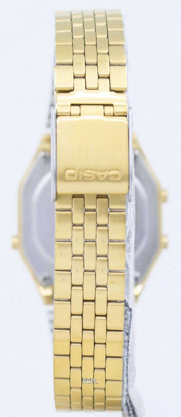 Reloj Casio Digital cuarzo acero inoxidable iluminador LA680WGA-9DF 9 LA680WGA de las mujeres