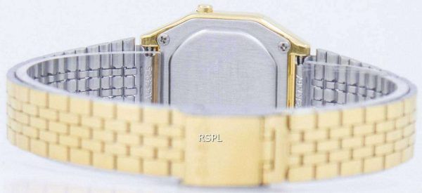 Reloj Casio Digital cuarzo acero inoxidable iluminador LA680WGA-9DF 9 LA680WGA de las mujeres