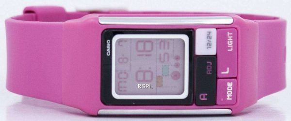 Casio Poptone hora Dual alarma Digital LDF-52-4A LDF52-4A Watch de Women