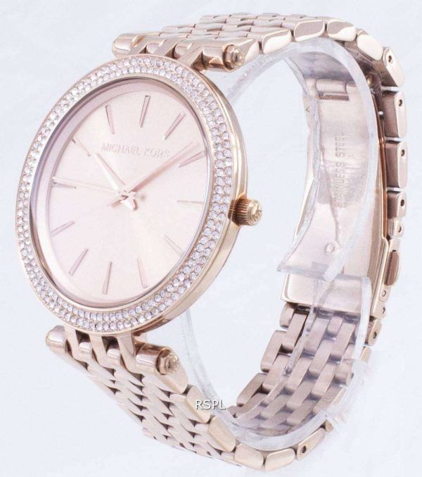 Michael Kors Darci cristal adornado reloj bisel MK3192 femenina