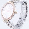 Michael Kors plata Dial Tri-tono cristales MK3203 reloj de mujeres