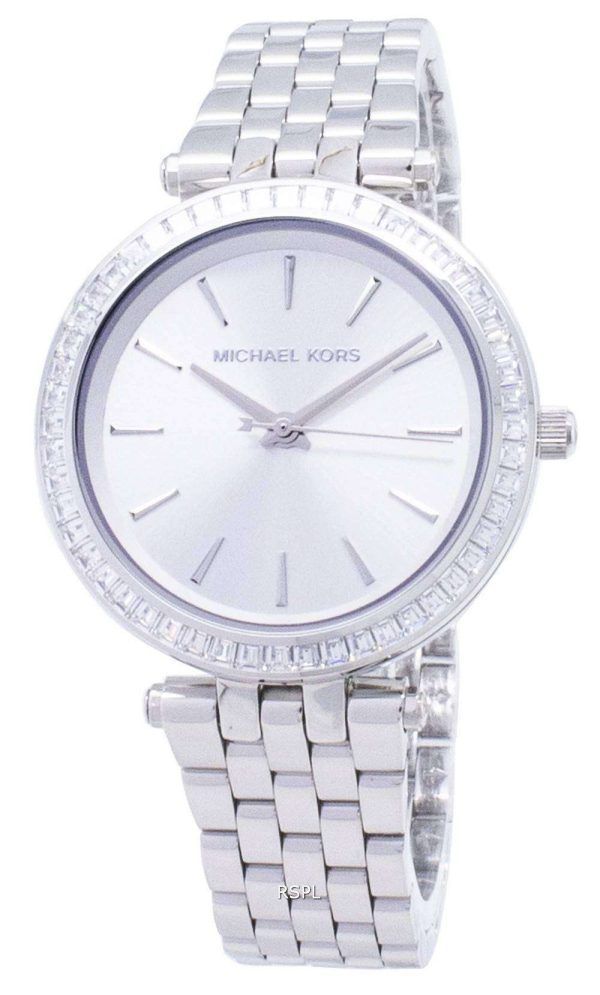 Reloj Michael Kors Petite Darci plata Dial acero inoxidable MK3364 de la mujer