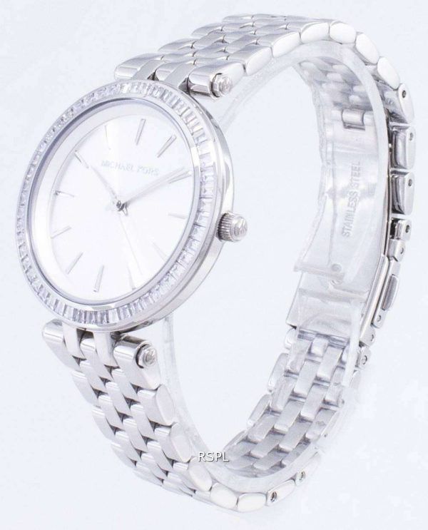 Reloj Michael Kors Petite Darci plata Dial acero inoxidable MK3364 de la mujer