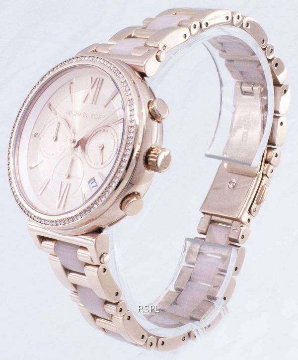 Reloj Michael Kors Sofie Cron√≥grafo cuarzo diamante acento MK6560 de las mujeres