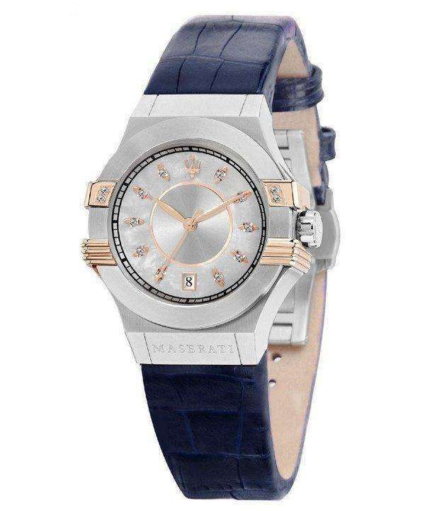 Acentos de Maserati Potenza diamante de cuarzo R8851108502 Watch de Women