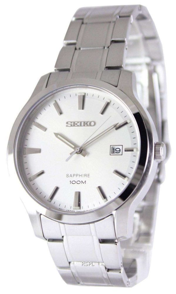 Seiko Neo Classic cuarzo zafiro 100M SGEH39P1 SGEH39P reloj de hombres