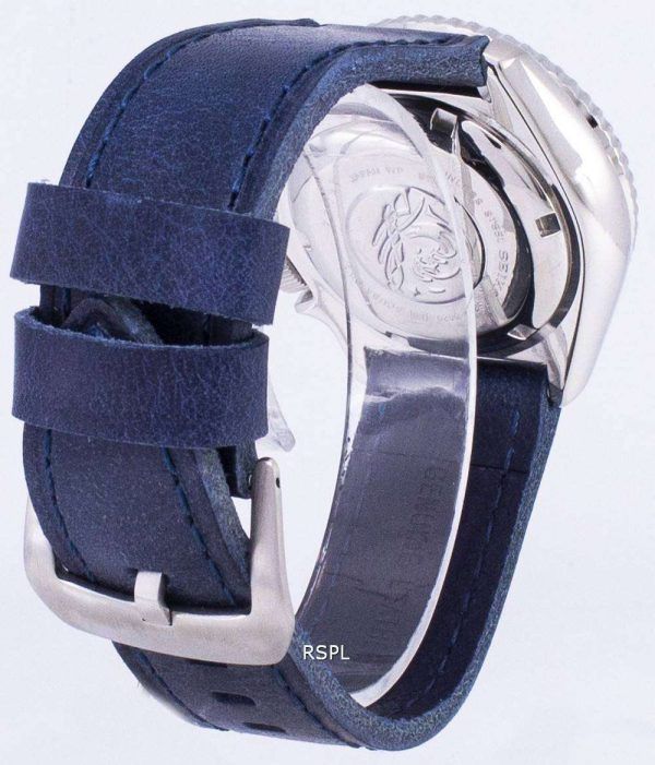 200M Jap√≥n de Automatic Seiko SKX007J1 LS13 Diver de cuero azul correa Watch de Men