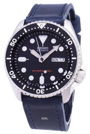 Reloj 200M cuero azul oscuro Varonil de correa de Seiko Automatic LS13 SKX007K1 Diver