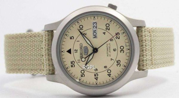 Reloj SNK803K2 SNK803K SNK803 de Seiko 5 autom√°tico mec√°nico autom√°tico Nylon correa militares