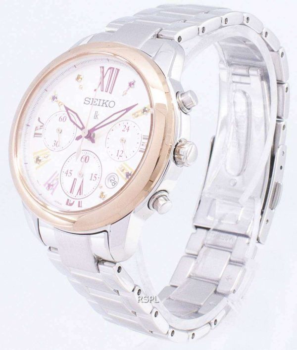 Reloj de Seiko Lukia Limited Edition SRWZ82 SRWZ82P1 SRWZ82P cronógrafo de las mujeres