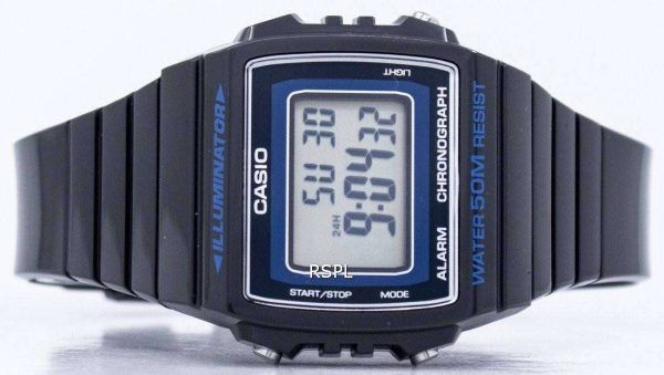 Reloj Unisex Casio iluminador cron√≥grafo alarma Digital W-215H-8AVDF W215H-8AVDF
