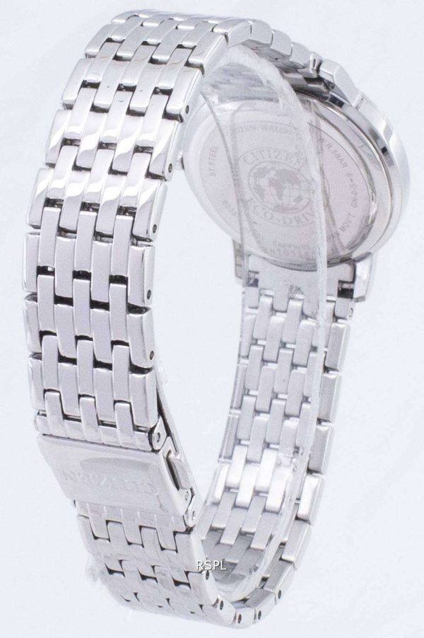 Ciudadano Eco-Conduzca EX1480-82D diamante Acentos analógico Watch de Women