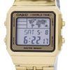 Reloj Casio alarma mundial tiempo Varonil de Digital A500WGA-9DF