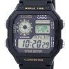 Reloj Casio juvenil serie mundo Digital tiempo AE-1200WH-1BVDF AE-1200WH-1BV varonil