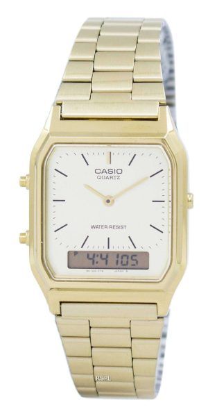 Reloj cuarzo Casio análogo Digital dorado AQ-230GA-9DMQYES hombres