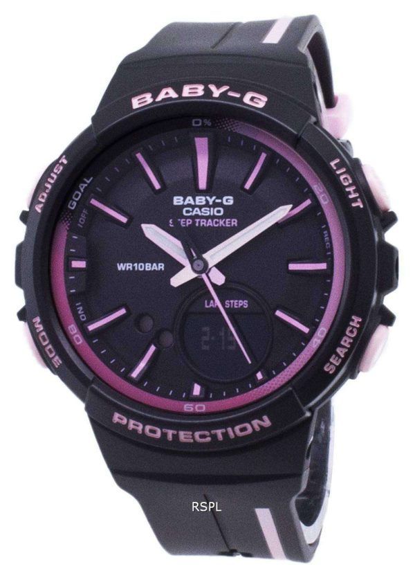 Reloj Casio Baby-g BGS100RT BGS-100RT-1A-1A paso Tracker Analógico Digital de las mujeres