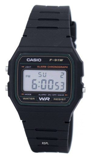 Casio clásico deportivo reloj cronógrafo F-91W-3SDG F-91W-3 varonil