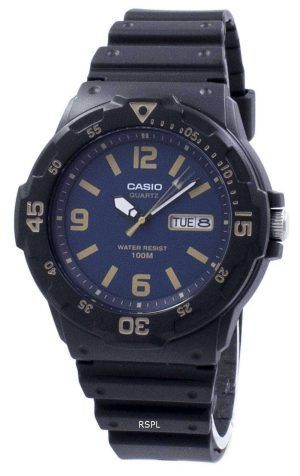 Reloj juvenil Casio Diver cuarzo analógico MRW200H MRW-200H-2B3V-2B3V hombres