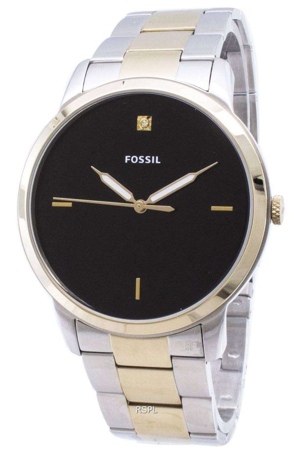Fósil FS5458 minimalista de cuarzo analógico reloj de hombres