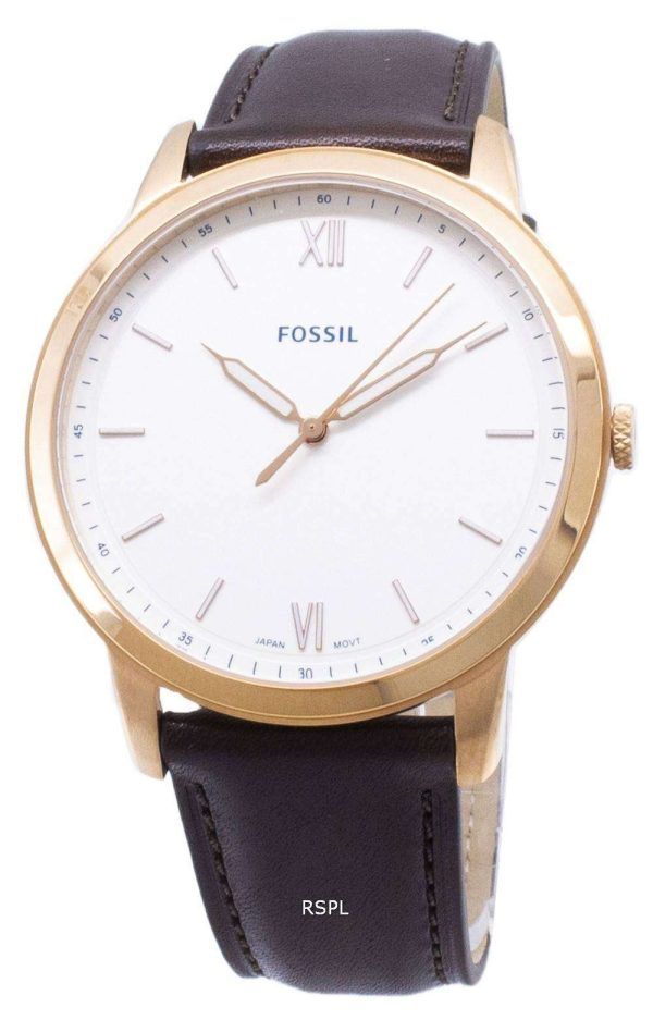 Fósil FS5463 minimalista de cuarzo analógico reloj de hombres