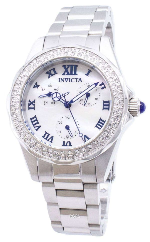 Reloj Invicta Angel 28436 diamante Acentos FeRelojes de hombreil de cuarzo analógico