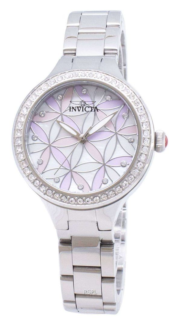 Invicta Wildflower 28823 diamante Acentos cuarzo analógico Relojes de mujer