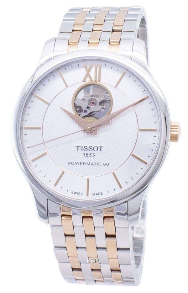 Tissot T-Classic Powermatic 80 T 063.907.22.038.01 T0639072203801 Open Heart Relojes de hombre