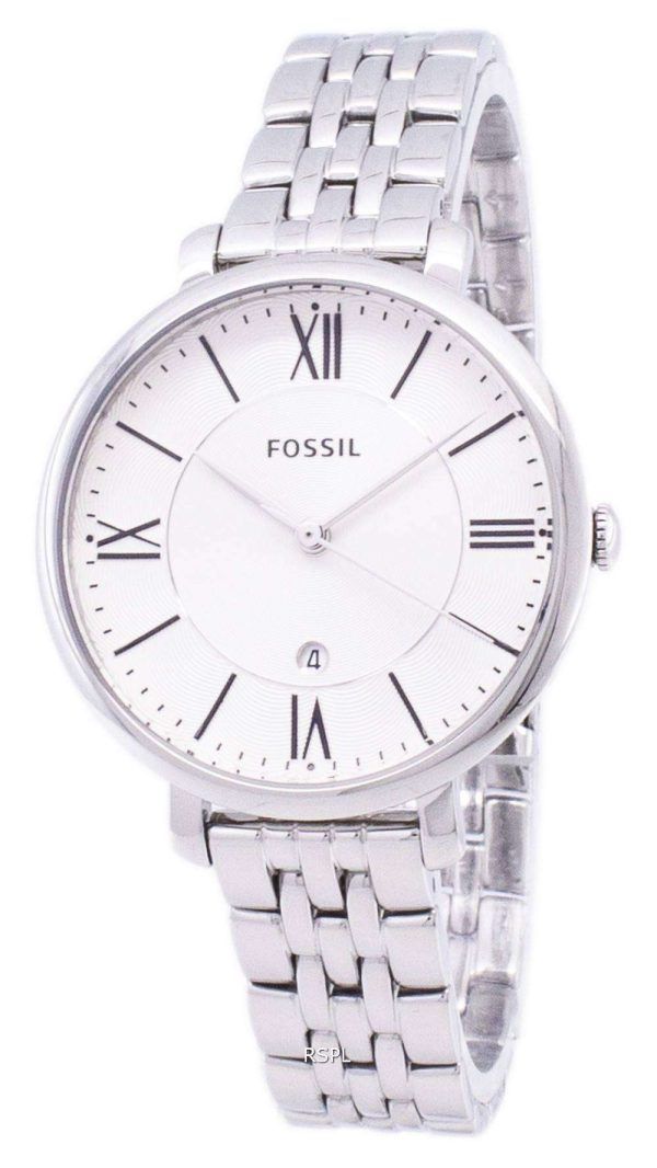 Fossil Jacqueline plata dial acero inoxidable ES3433 reloj de la mujer