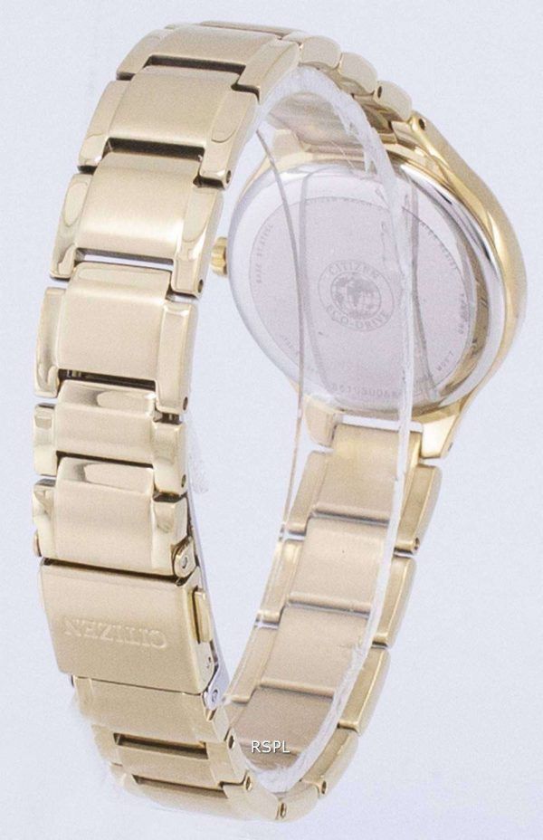 Ciudadano Corso Eco-Drive diamantes Acentos FE2102-55A reloj de mujer