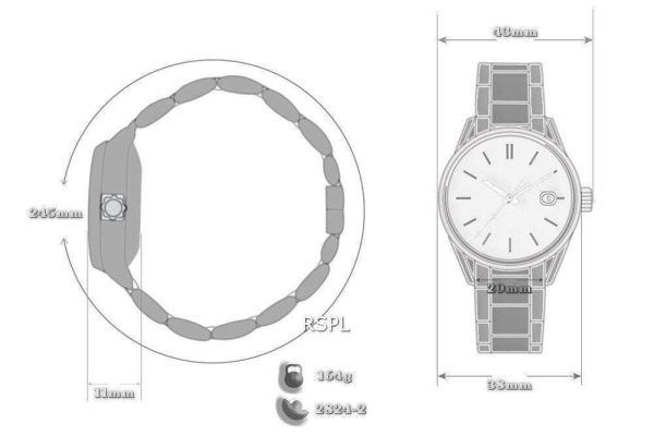 Hamilton Automatic H32515135 Jazzmaster reloj de caballero Viewmatic