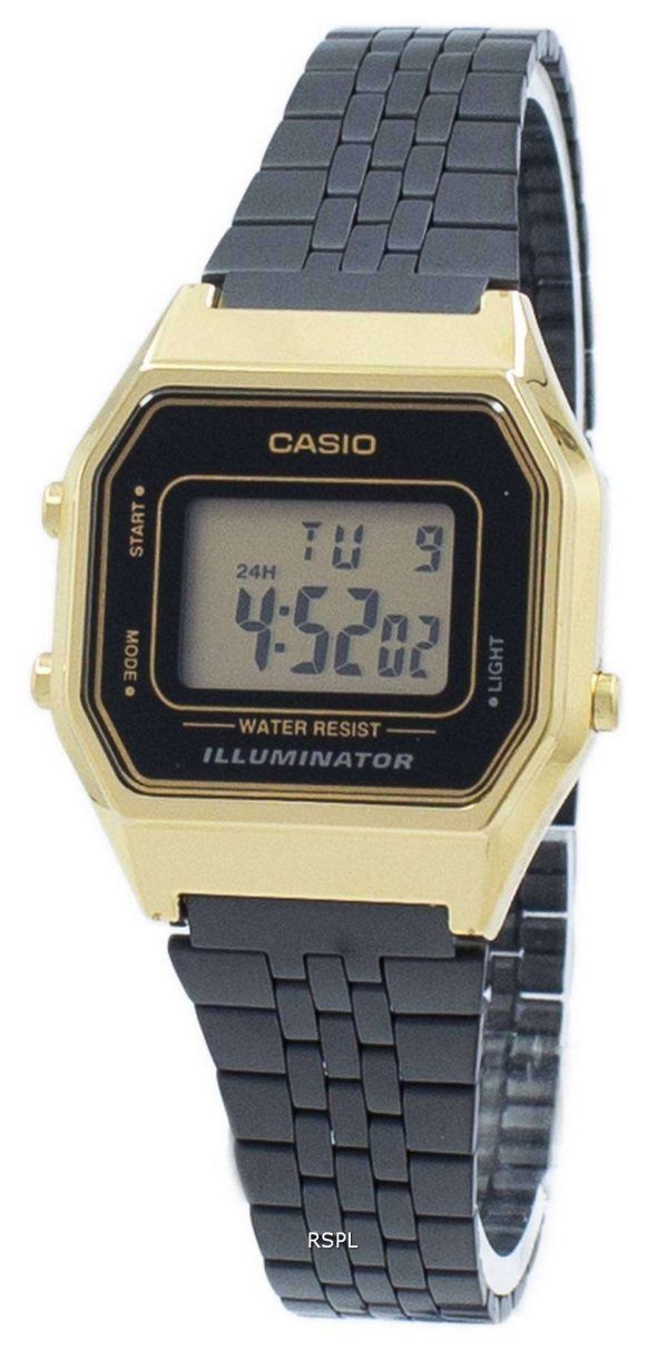 Casio Vintage Iluminator Alarm digital LA680WEGB-1A reloj de mujer