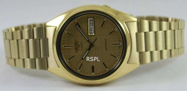 Seiko 5 Automatic Gold dial SNXL72K1 SNXL72K reloj de caballero