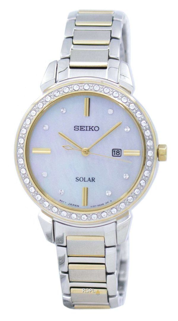 Seiko solar Diamond Accent SUT328 SUT328P1 SUT328P reloj de mujer