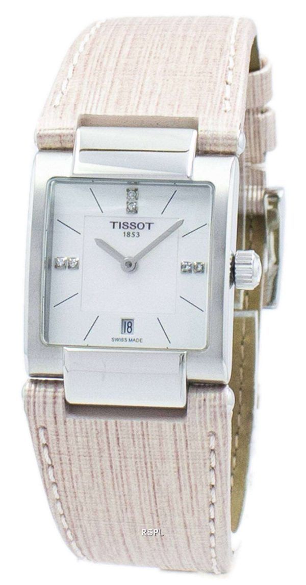 Tissot T-Lady T02 cuarzo Diamond Accent T 090.310.16.116.00 T0903101611600 reloj de mujer