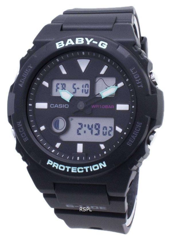 Casio Baby-G G-Lide BAX-100-1A BAX100-1A Tide Graph reloj de mujer