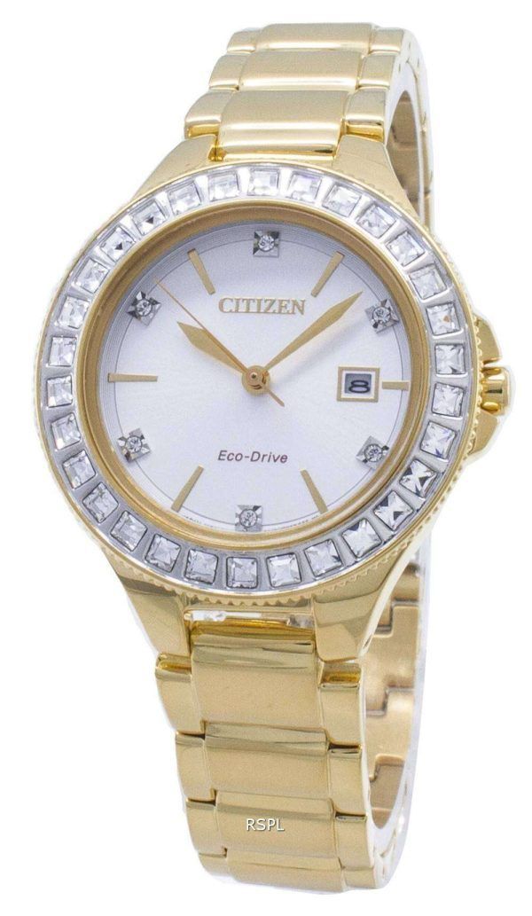 Reloj de mujer Swarovski Crystal de Citizen Silhouette Eco-Drive FE1192-58A
