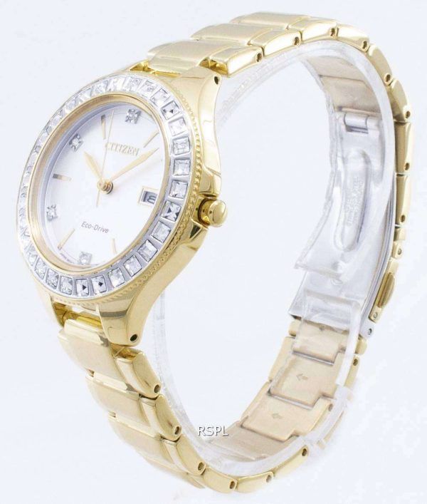 Reloj de mujer Swarovski Crystal de Citizen Silhouette Eco-Drive FE1192-58A