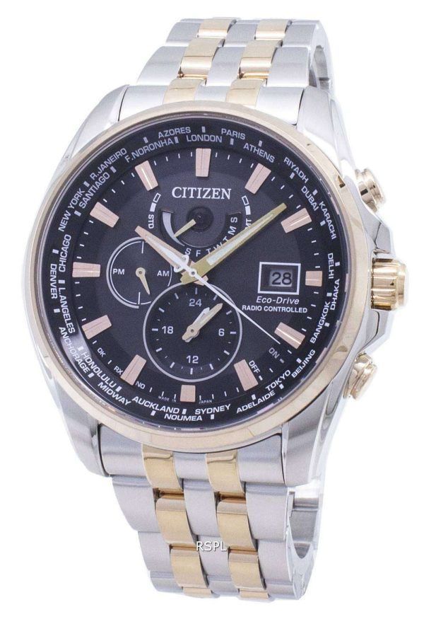 Citizen Eco-Drive AT9038-53E reloj para hombre con control de radio 200M para hombres