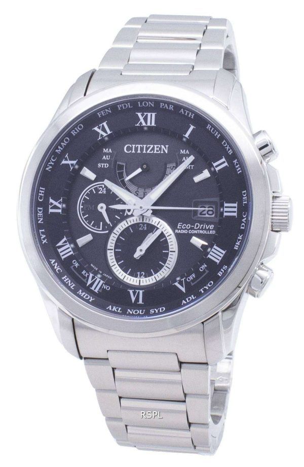 Citizen Eco-Drive AT9081-89E reloj para hombre con control de radio