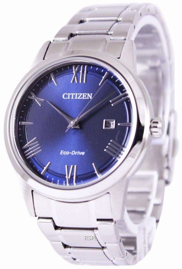 Ciudadano Eco-Conduzca Azul marcado AW1231 - 58L reloj de hombres