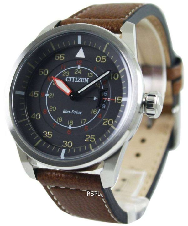 Citizen Eco-Drive aviador poder reserva AW1360 - 12H reloj masculino
