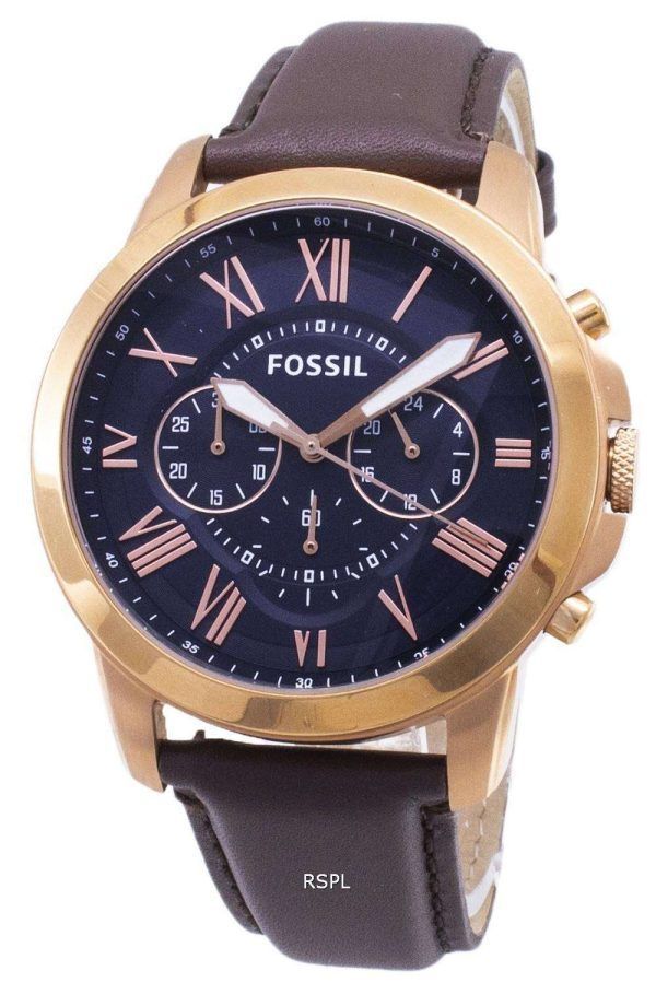 Fossil Grant Chronograph Rose Gold-Tone FS5068 reloj de caballero