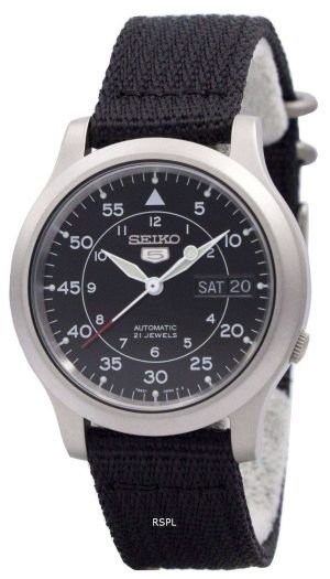 Seiko 5 militar automático nylon SNK809K2 reloj de los hombres
